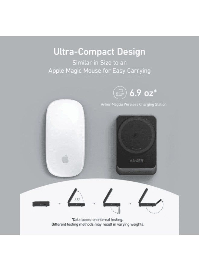 Anker B2557211 MagGo 15W 3-in-1 Charging Station Qi2 Certified Wireless Charger - Image 4