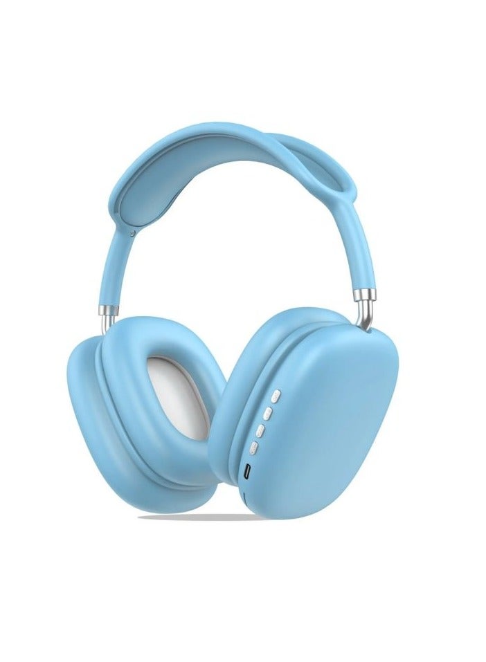 Wireless Bluetooth Headphones – AirPods Style, Noise Cancelling & Deep Bass – Comfortable Fit, Handsfree Mic – Long Battery Life – Perfect for Running, Gym & Calls