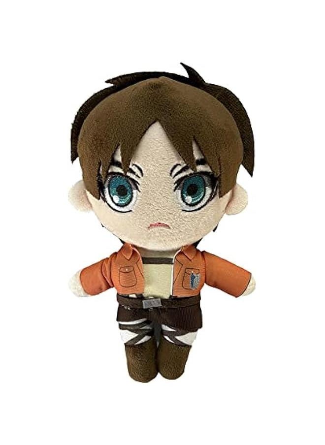 Eren Plush Toy Doll Anime Cartoon Soft Stuffed Doll Plush Pillow Toy Plushies Figure Stuffed Throw Pillow Sofa Chair Decor Pillow Creative Toy Gifts  - Image 1