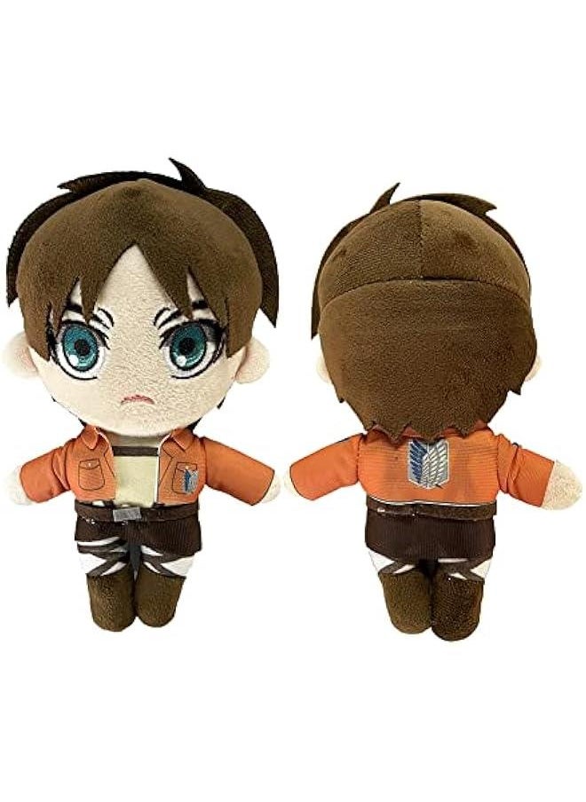 Eren Plush Toy Doll Anime Cartoon Soft Stuffed Doll Plush Pillow Toy Plushies Figure Stuffed Throw Pillow Sofa Chair Decor Pillow Creative Toy Gifts  - Image 3