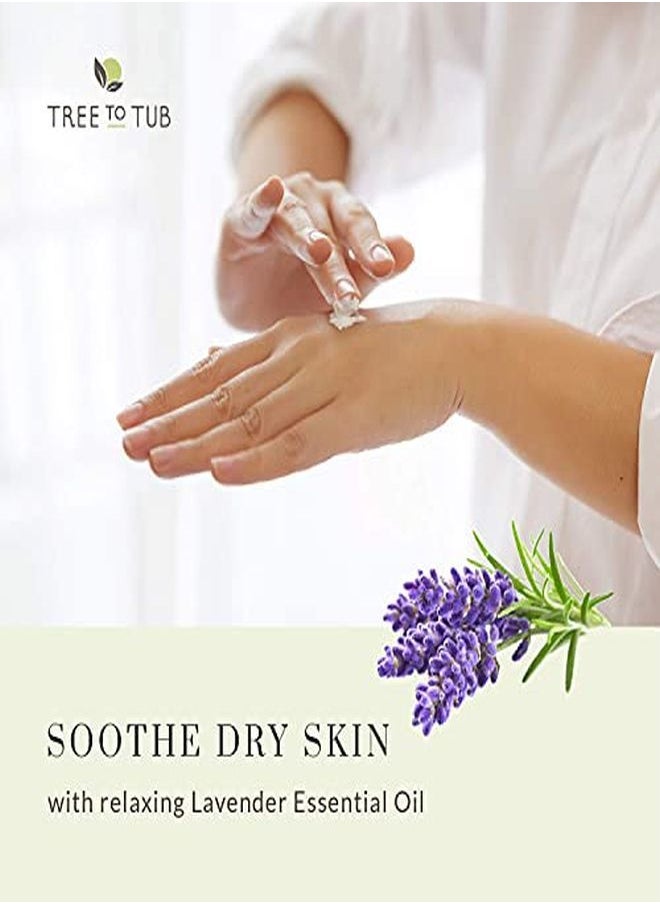 Tree to Tub - Shea Butter Hand Cream For Sensitive Skin. Hydrating Lavender Moisturizer For Women And Men With Fresh Organic Aloe Vera, Vitamin B5, Organic Cocoa Butter And Rose Water Toner - Image 1