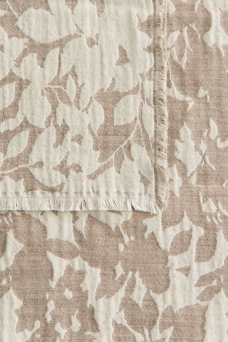H&M Jacquard-weave wool-blend blanket