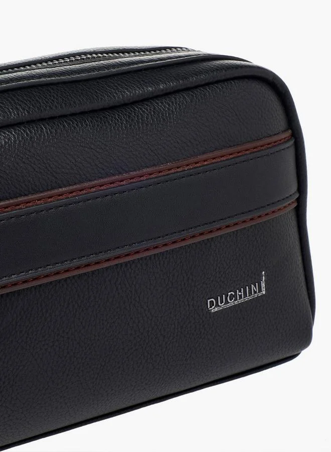 Duchini BLACK Men Zip Closure Pouch for Men | Best Price UAE