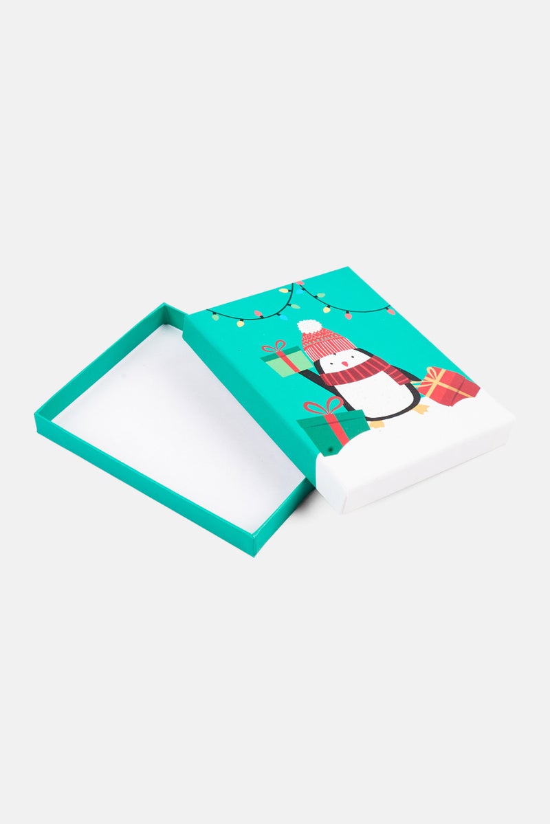 VOTUM 4 Piece Graphic Print Gift Card Holder ,Blue - Image 3