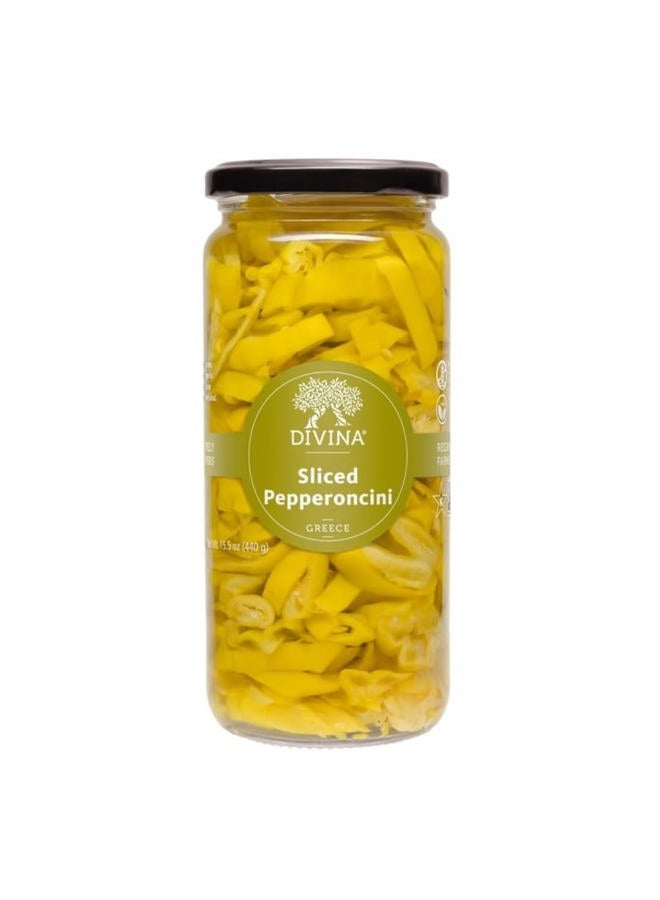 Divina , Peppers Pepperoncini, 15.5 oz - Image 1