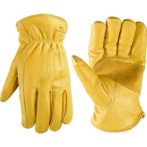 Wells Lamont Men's Winter Work Gloves, | Puncture & Abrasion Resistant | 100-gram Thinsulate, Cowhide Leather, Fleece-Lined Leather | XX-Large (1108XX) - Image 1