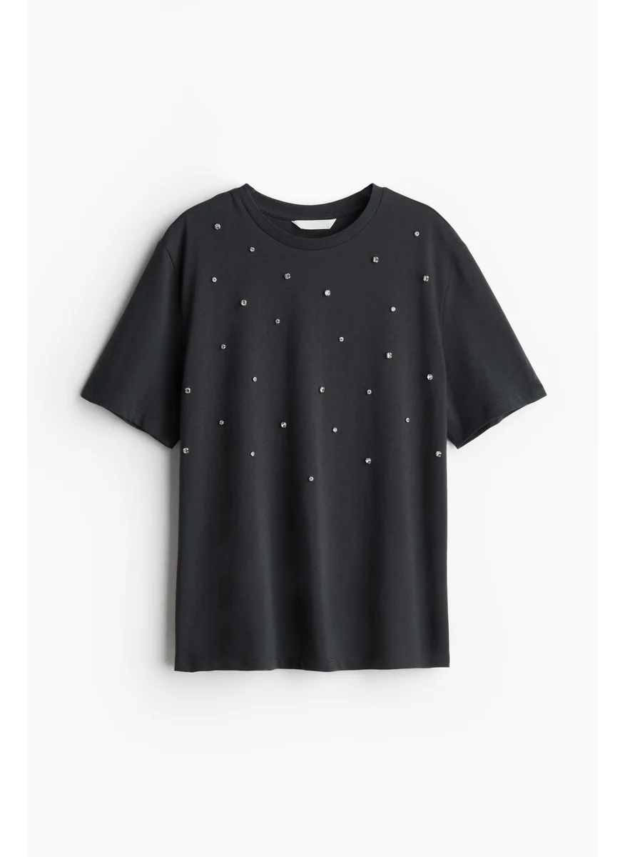 H&M Embellished T-Shirt