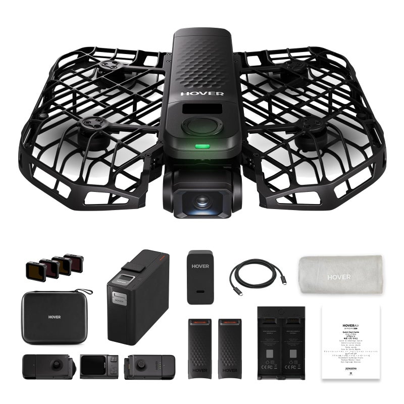 HOVERAir X1 PRO 4K Drone with Camera Foldable Action Flying Camera with 42 KMH Follow Speed 15 Fully Automatic Flight Modes Fly Anywhere with OmniTerrain SmoothCapture 20Skiing Combo - Image 2