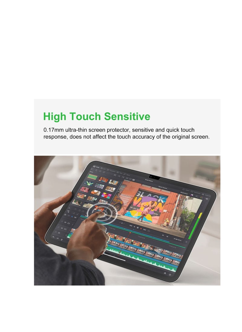 Generic - 2Packs Paper Feel Screen Protector Compatible with iPad 11th(A16) 11 inch 2025/iPad 10th Generation 10.9 inch 2022, [Touch Like Paper] [Anti-Glare] [Easy Installation] - Image 1