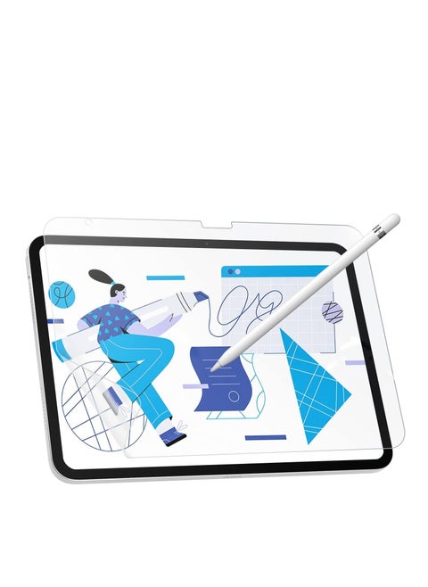 2Packs Paper Feel Screen Protector Compatible with iPad 11th(A16) 11 inch 2025/iPad 10th Generation 10.9 inch 2022, [Touch Like Paper] [Anti-Glare] [Easy Installation]