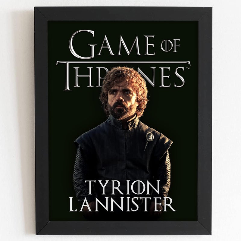 Craftolive بوستر مؤطر من كرافتوليف لشخصية تيريون لانيستر من لعبة العروش لتزيين الجدران هدية لتزيين المنزل إطار للجدران - Image 1