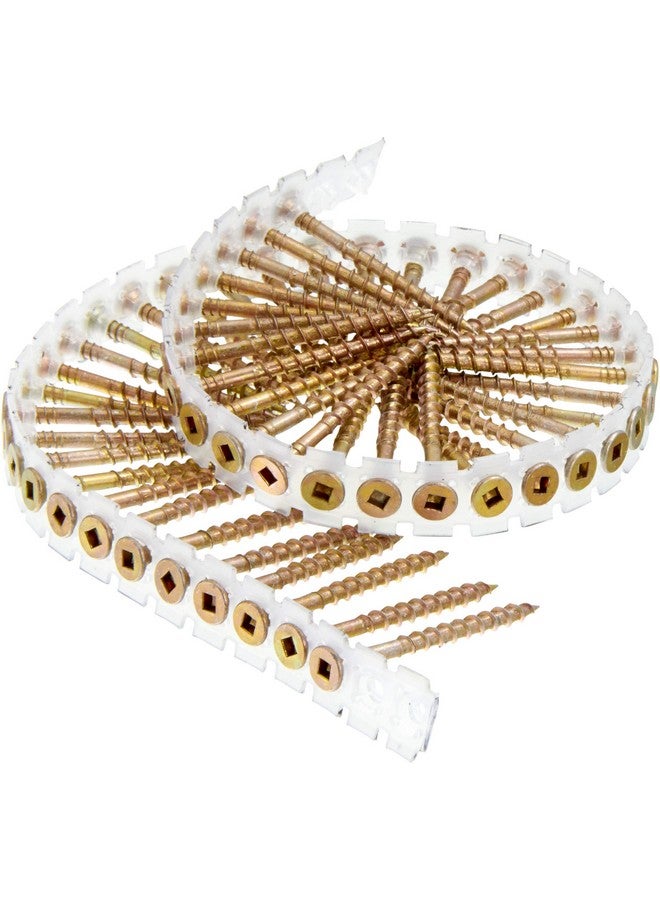 Senco 08F200Y Duraspin# 8 by 2" Subfloor Collated Screw (1, 000per Box) - Image 1