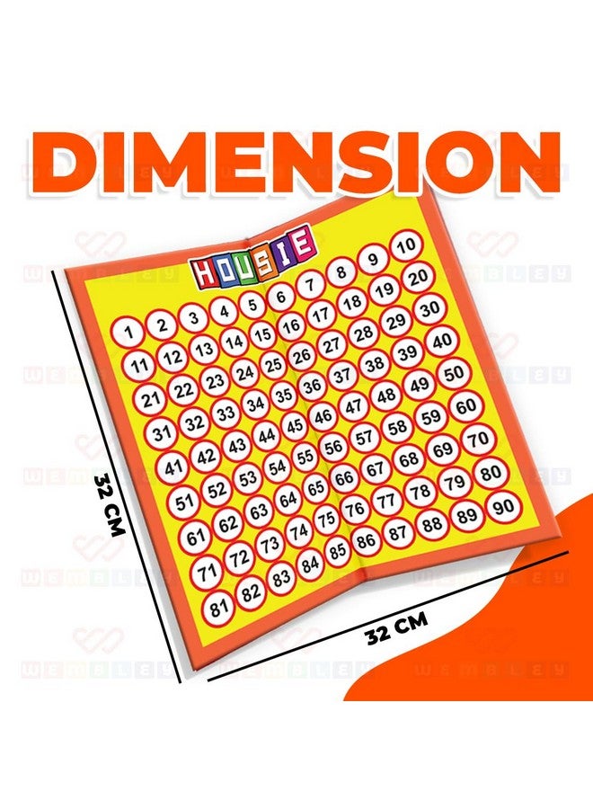 Wembley Tambola Housie Board Game for Kids Adults 198 Tickets Bingo Indoor Game for Parties Game Nights Family Gatherings - Image 3