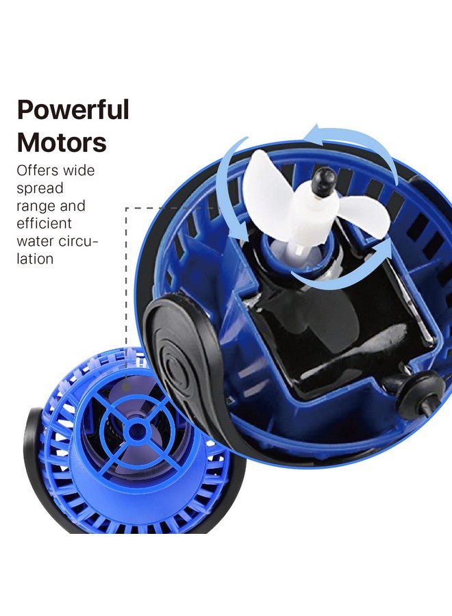 فليكسزيون مضخة Flexzion الغاطسة لتكوين الأمواج، تدور بزاوية 360 درجة، مزودة بحامل مغناطيسي ومعدل تدفق قابل للتعديل، مناسبة لأحواض الأسماك والشعاب المرجانية البحرية وأحواض السباحة والمياه المالحة العذبة - 1600 جالون في الساعة - Image 4