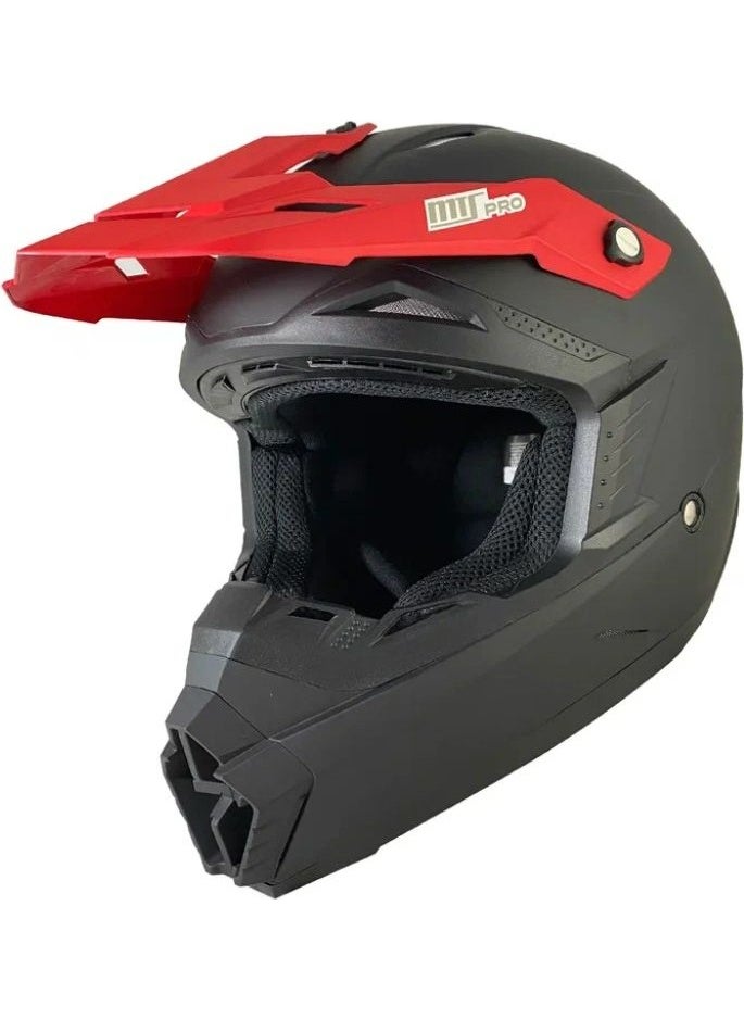 Ebakbak Motorcycle Ce Approved Helmet Inside Washable Helmet Matte Black  - Image 1