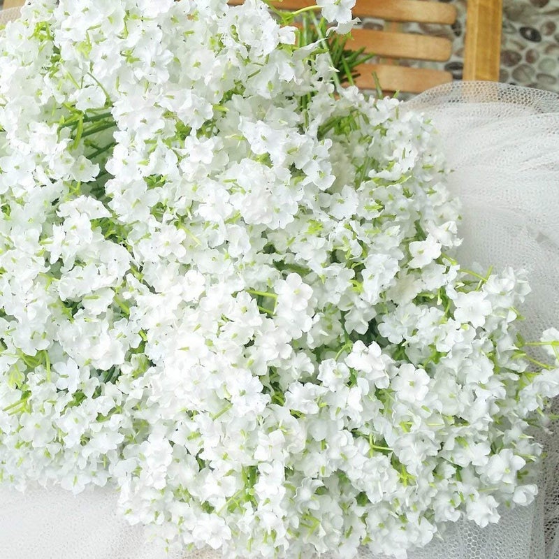 Bringsine زينة زفاف العروس من زهور الجيبسوفيلا البيضاء من برينغساين، 30 قطعة/الحزمة - Image 2