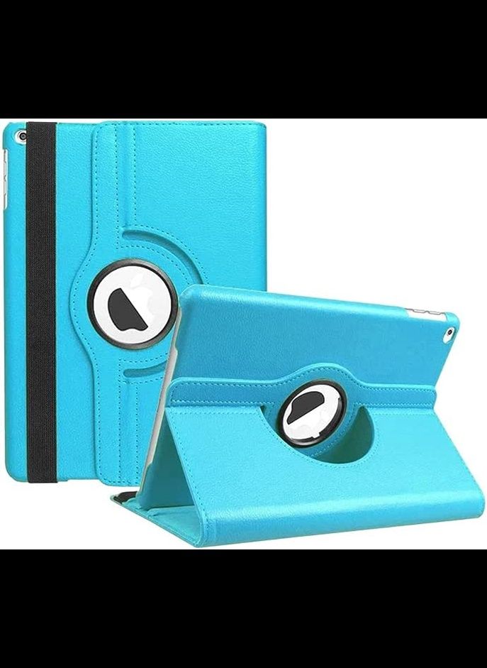 Rotating Case for iPad 9th Generation (2021) / 8th Generation (2020) / 7th Gen (2019) 10.2 Inch -360 Degree Rotating Stand Protective Cover, Auto Sleep/Wake Function, (Sky Blue)