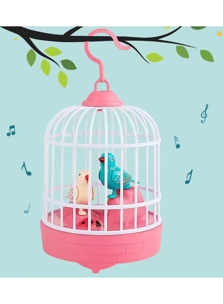 DubaiGallery Voice-Activated Induction Birds Birdcage Toy, Parrot Birds Toys Gifts for Baby Toddler Kids Children - Image 1