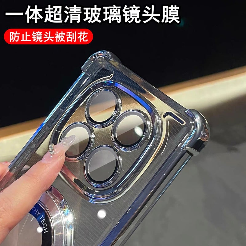 غطاء واقي بGlass لـ Redmi Note 13 Pro باللون أسود بوظيفة حامل مع حماية من السقوط وحامل قائم مع مقاوم للصدمات مع حماية عدسة مع تغطية كاملة للرحلات اليومية لترتيب الأغراض - Image 5
