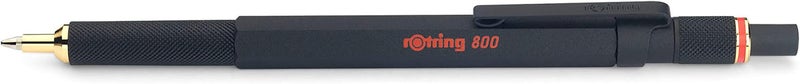 rOtring 800 Retractable Ballpoint Pen, Medium Point, Black, 1 Count (Pack of 1) - Image 4
