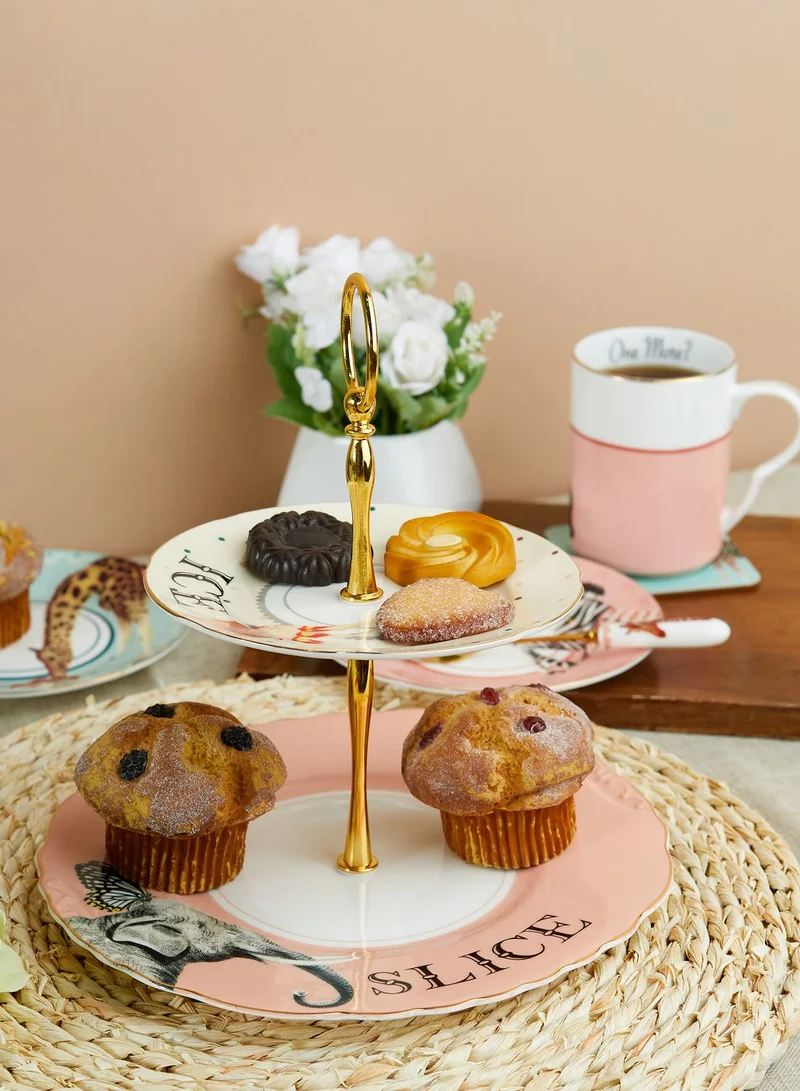 YVONNE ELLEN 2 Tier Cake Stand