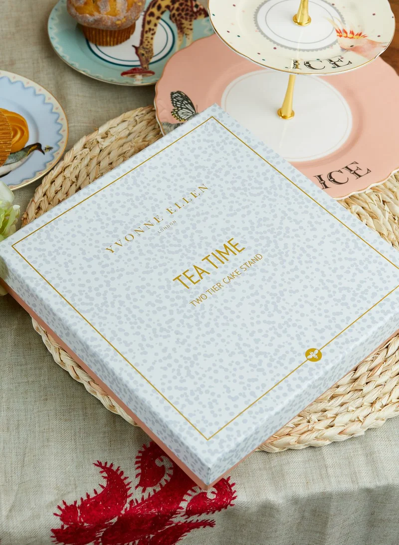 YVONNE ELLEN 2 Tier Cake Stand