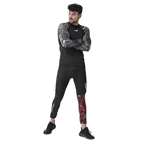 USI UNIVERSAL KOI Fish Rash Guard (411RK) (Small) Black - Image 5