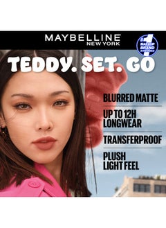 MAYBELLINE NEW YORK Super Stay Teddy Lip Tint , Long Lasting Matte Lipstick For Up To 12HR Wear  - Image 3