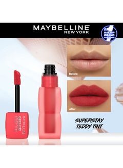 MAYBELLINE NEW YORK Super Stay Teddy Lip Tint , Long Lasting Matte Lipstick For Up To 12HR Wear  - Image 4