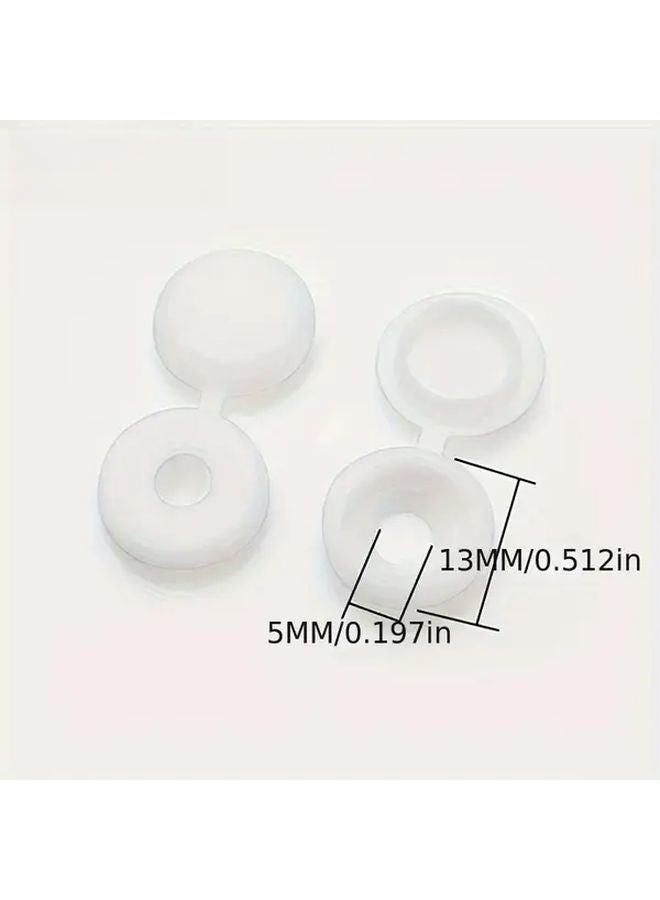 25Pcs Black Screw Cap Covers Furniture Hardware Decorative Protective Caps - Image 5