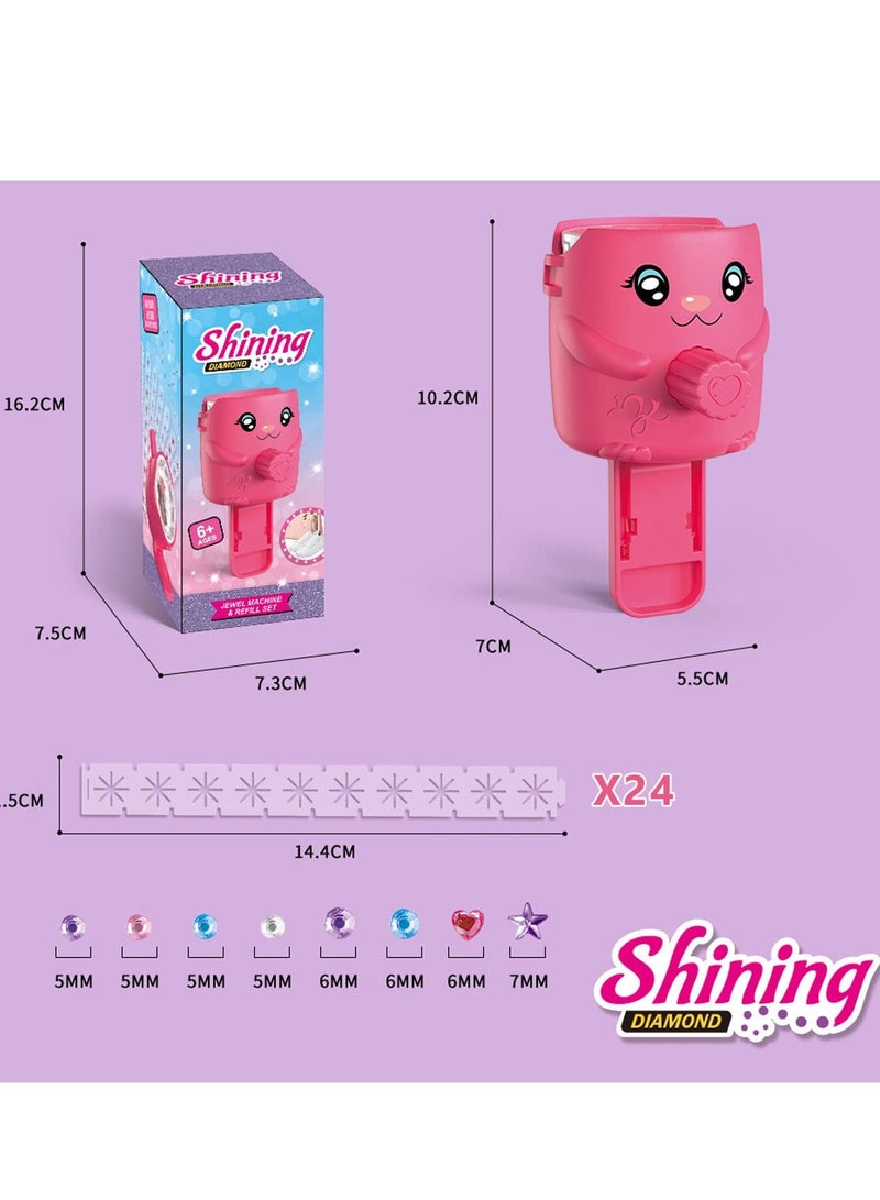 MIXDE مجموعة فاخرة لتزيين جواهر الشعر، مجموعة فاخرة مكونة من 240 جوهرة للفتيات، مجموعة ألعاب التظاهر للعب الجواهر، مجموعة أدوات تصفيف الشعر للفتيات بنفسك، أحذية، أداة تصفيف الأزياء الماسية - Image 3