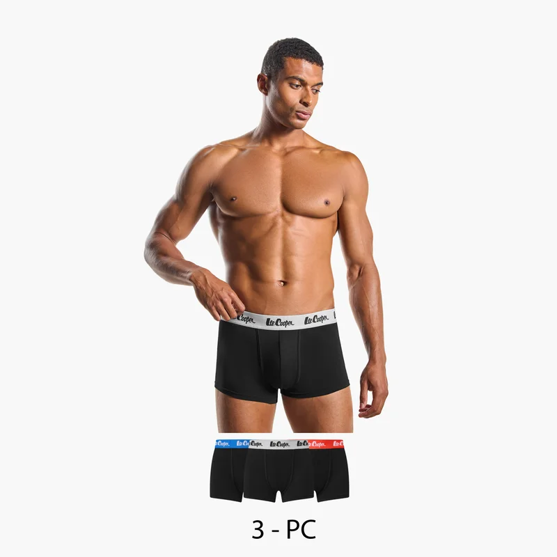 لي كوبر Set of 3 - Lee Cooper Trunk Briefs with Elasticated Waistband