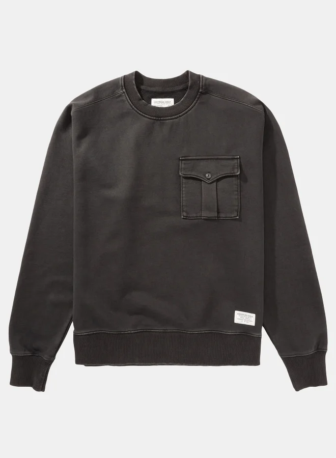 امريكان ايجل AE Utility Crew Neck Sweatshirt