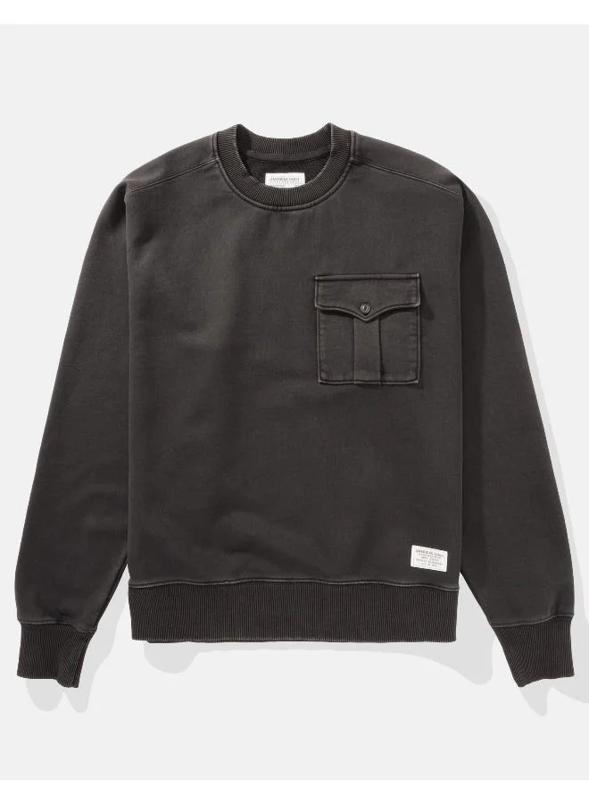 American Eagle AE Utility Crew Neck Sweatshirt