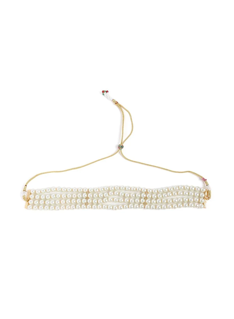 Sohi  White Pearl Artificial Jewellery Set for Women | Best Price UAE