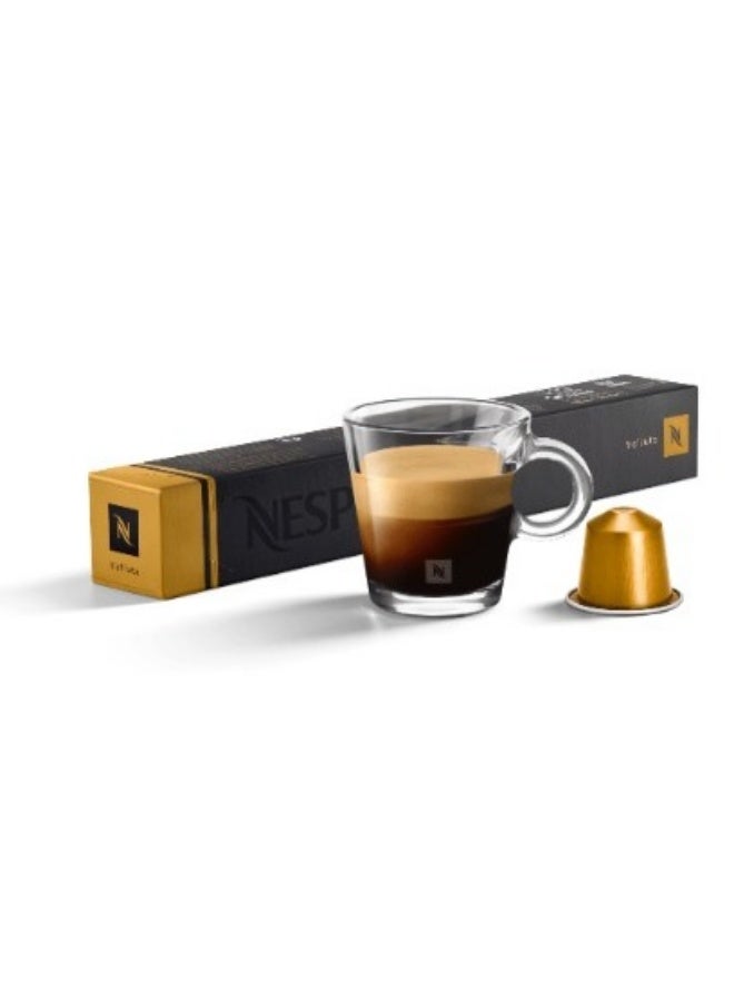 نسبرسو قهوة فولوتو المطحونة المحمصة كبسولات قهوة فولوتو من نسبريسو - ١٠ كبسولات