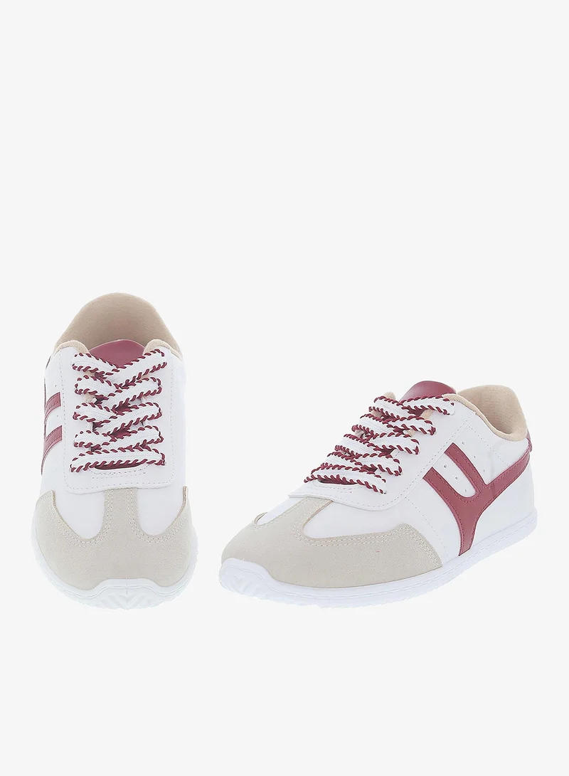 Moleca White Moleca Women’s Sneakers – Lightweight Casual Footwear with Comfortable Cushioning for Women | Best Price UAE