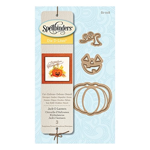 Spellbinders S1-018 Die D-Lites Jack O Lantern Etched/Wafer Thin Dies - Image 4