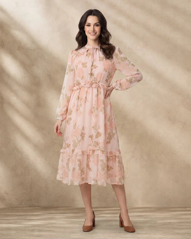 Redtag Women Pink Casual Dress