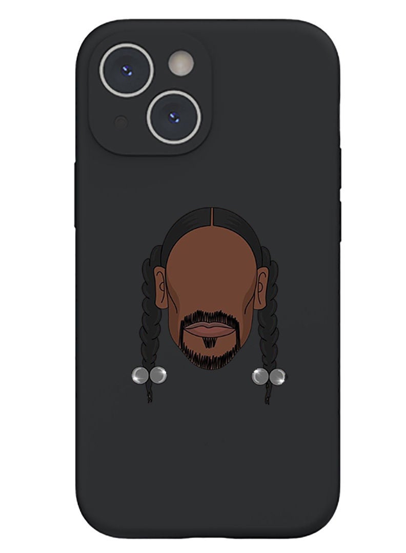 Protective Slim Fit Case Liquid Silicone Cover with Full Body Protection Anti-Scratch Shockproof Case For iPhone 13 Black  - Stocks Market 2 copy