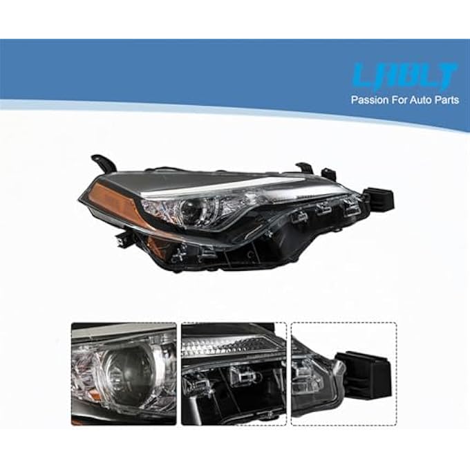 LABLT Headlights Replacement For 2017 2018 2019 Toyota Corolla Le Eco L Le Models Headlight Right Passenger Side - Image 5