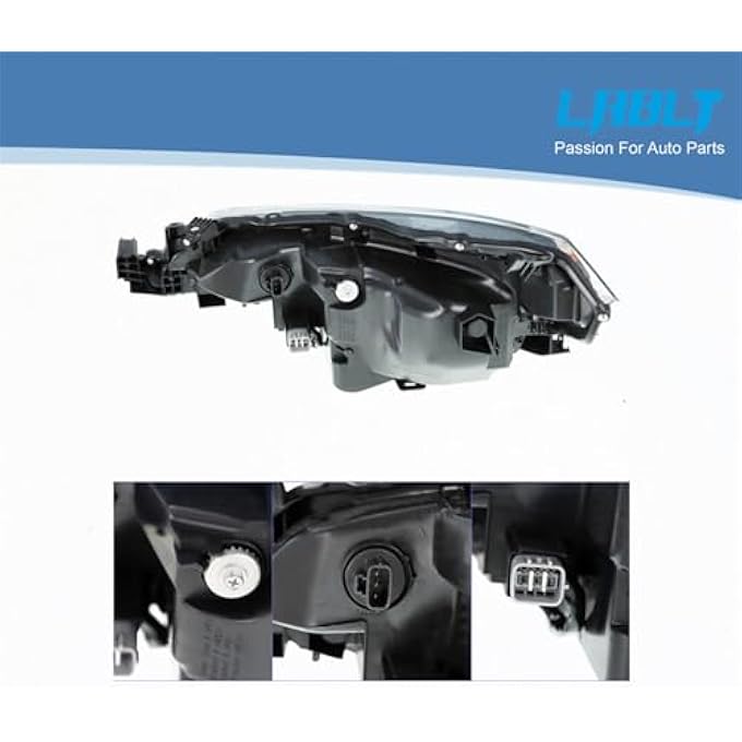 LABLT Headlights Replacement For 2017 2018 2019 Toyota Corolla Le Eco L Le Models Headlight Right Passenger Side - Image 4