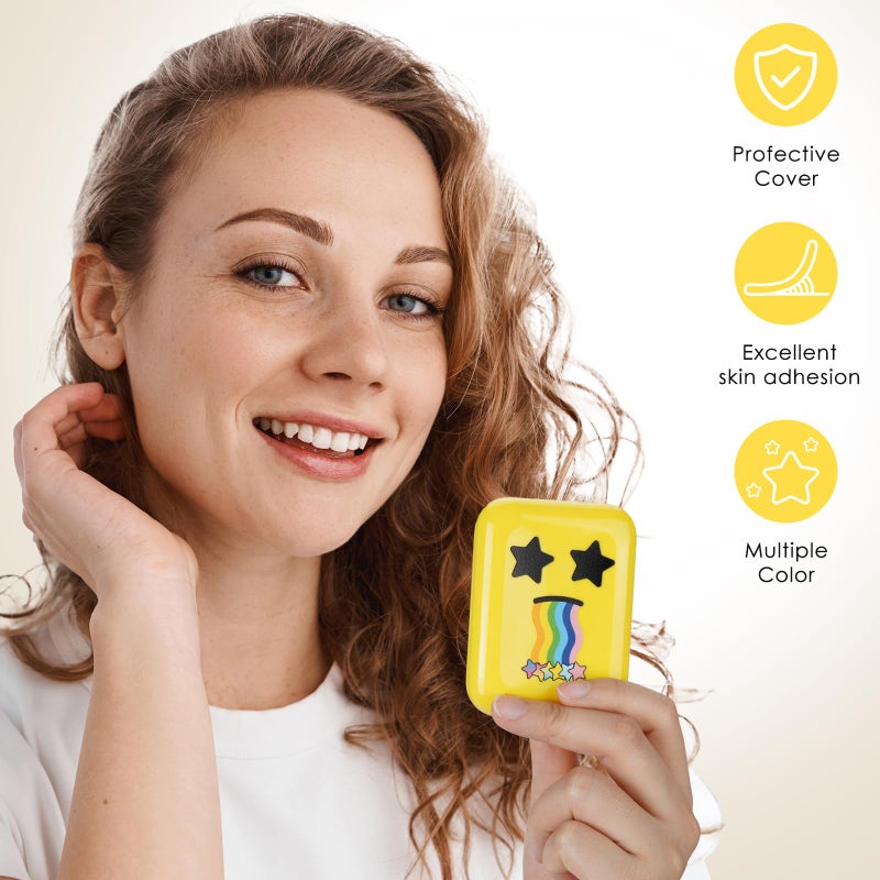 AUSLKA Star Pimple Patches - 150 Count - Hydrocolloid Pimple Patches,Cute Star Shape, 6 Colors,Spot Stickers For Face And Skin,Temporary Mirror - Image 3