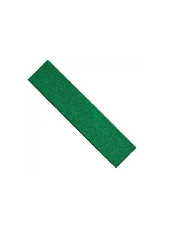 Flamingo Crepe Paper Metallic  Single Fold 50X120cm Green Colour(Pack Of 2) - Image 3