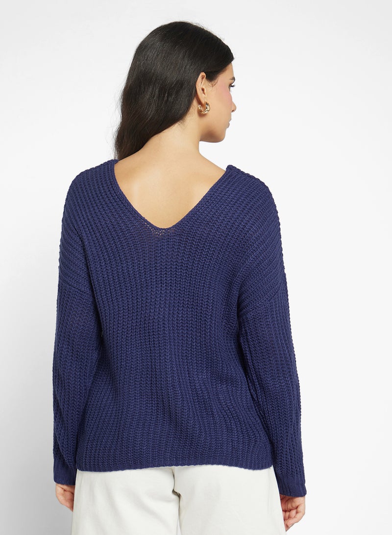 جينجر كنزة بياقة على شكل  مضلعة - Image 2