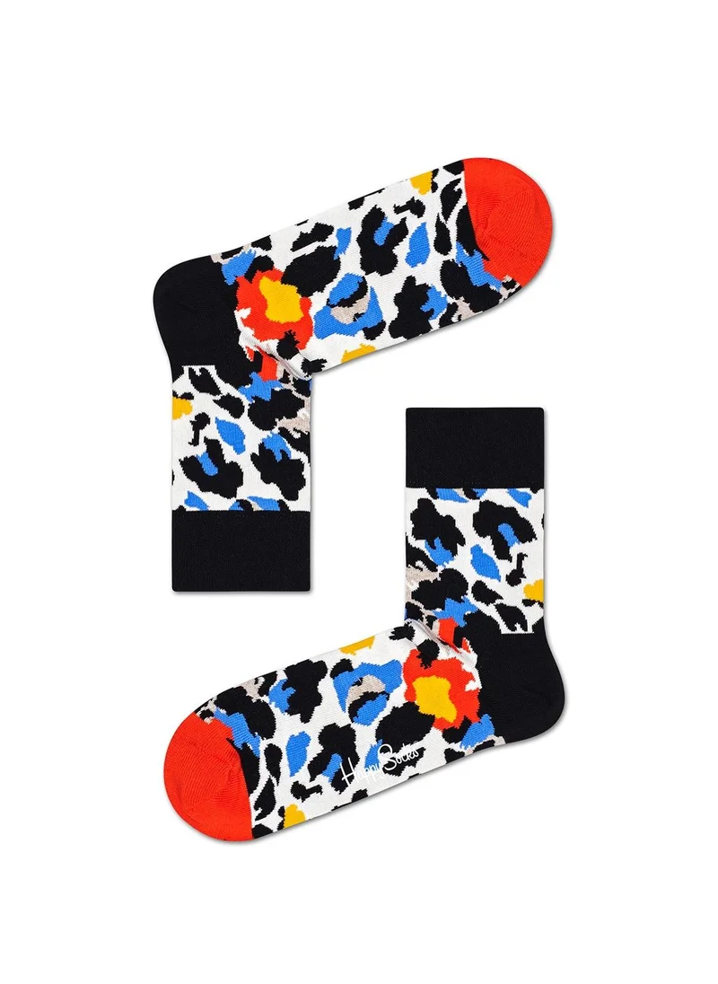 Happy Socks LEOPARD 1/2 CREW SOCK