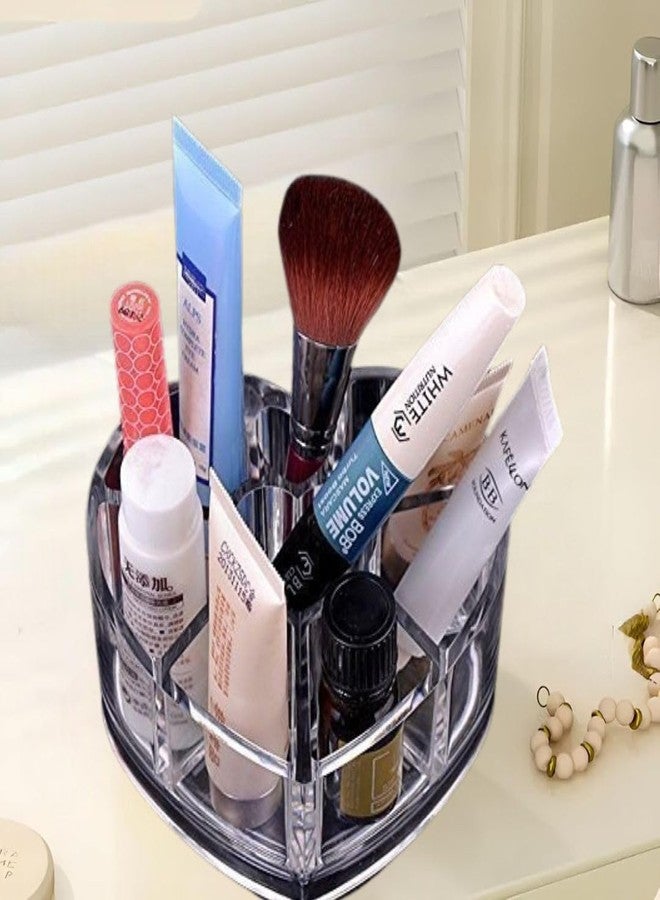 STORIA Makeup Organizer Drawer Desk Multipurpose Plastic Makeup Cosmetic Display Stand Makeup Brushes Lipstick Pencil Mascara Brush Hair Combs and Jewelry Storage Box Dressing Table Organizer - Image 1