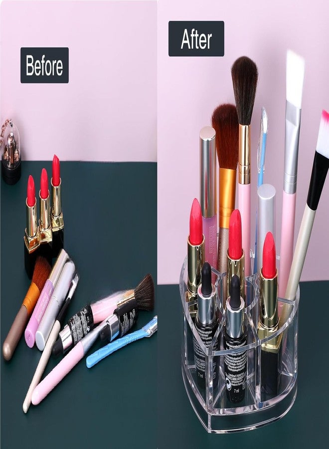 STORIA Makeup Organizer Drawer Desk Multipurpose Plastic Makeup Cosmetic Display Stand Makeup Brushes Lipstick Pencil Mascara Brush Hair Combs and Jewelry Storage Box Dressing Table Organizer - Image 5