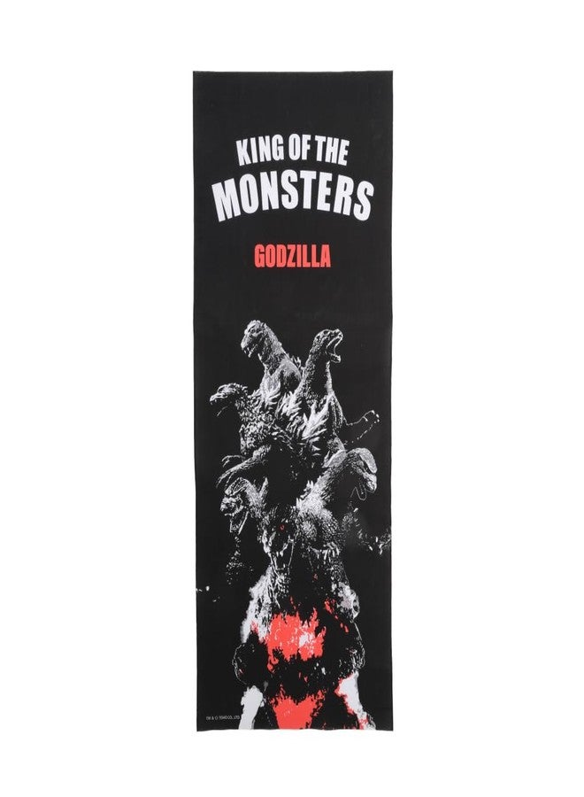 GODZILLA Tenugui（Japanese Hand Towel） EVOLUTIONS of GODZILLA, Black, XERMV105 - Image 1