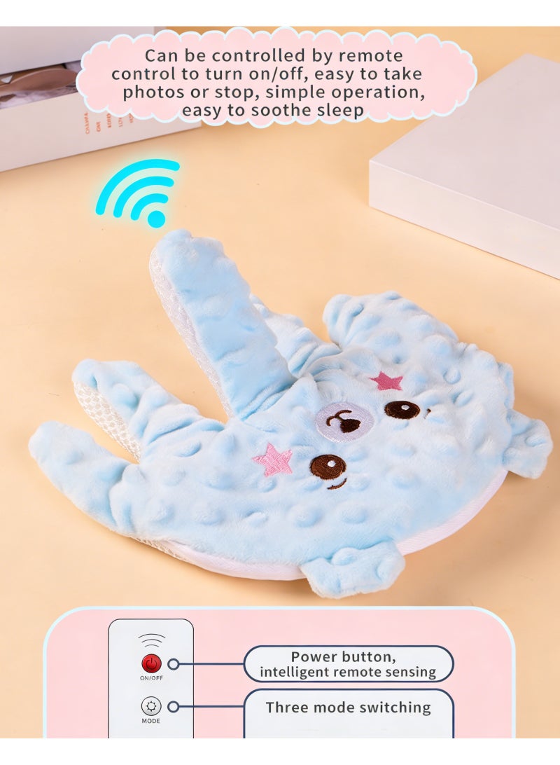 Baby Electric Patting Soothing Palm, Remote Control Automatic Sleep Aid Doll with Red Bean Inner Core, Simulates Mother's Hand Patting, Anti-Startle & Colic Relief Soother for Newborns Infants - Image 5
